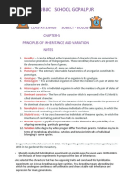 Molecular Basis of Inheritance - Super Notes by Seep Pahuja | PDF ...