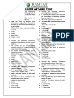 Current Affairs Test 24-11-2019