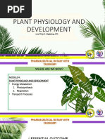 Module 4 Plant Physiology and Development