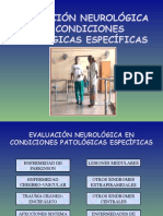 Evaluación Neurológica en Condiciones Patológicas Específicas