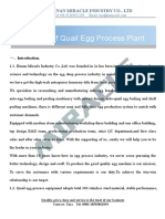 Quotation of Small Automatic Quail Egg Production Plant From Tina
