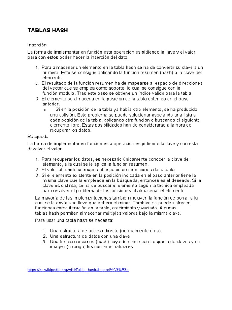 Actividad 4 Tablas Hash PDF