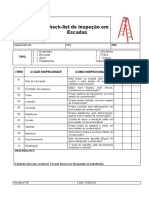 Check-List de Inspecao Escadas