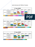 Horário 2020.2 (NC) Cursos Integrados