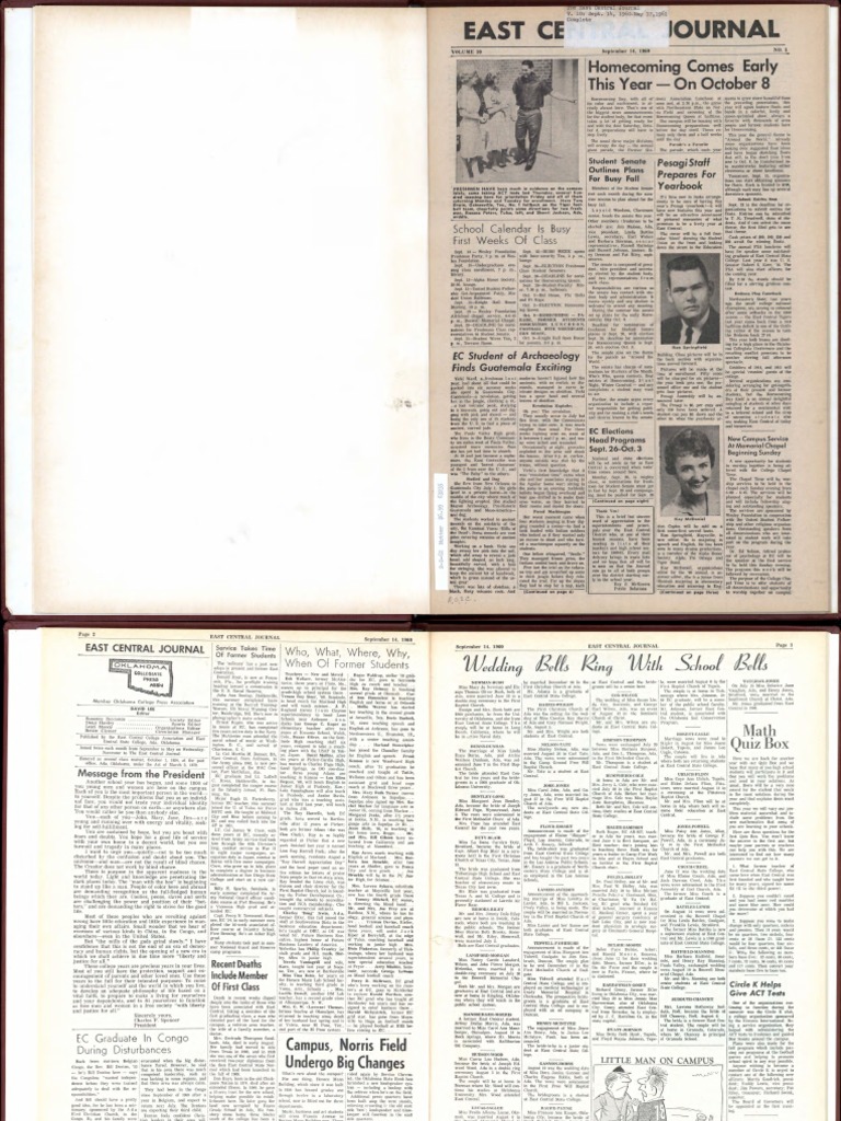 ECU Journal 1960-1961 PDF Nature pic
