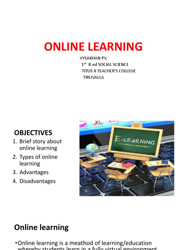 Overview of Online Learning Methods | PDF | Educational Technology ...