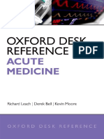 Oxford Desk Reference Acute Medicine