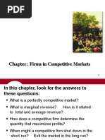 Chapter: Firms in Competitive Markets