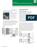 Electrical Threats and Protection of Ethernet: Understanding The Threat