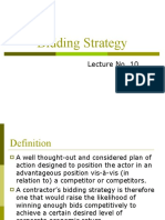 Lecture 10-Bidding Strategy