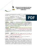 Contrato de Prestacion de Servicio