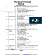 Session Topics Description: Batch - 3, Year-2021 Course Outline Subject: Industrial Relations