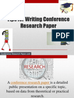 Tips Conference Research Paper