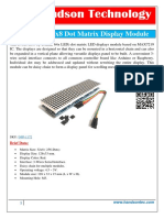 MAX7219 32x8 Dot Matrix Module Guide