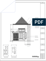 Detail Tampak Belakang Detail Kolom Teras Detail List Profil Beton