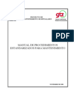 Procedimientos Estandarizados para Mantenimiento