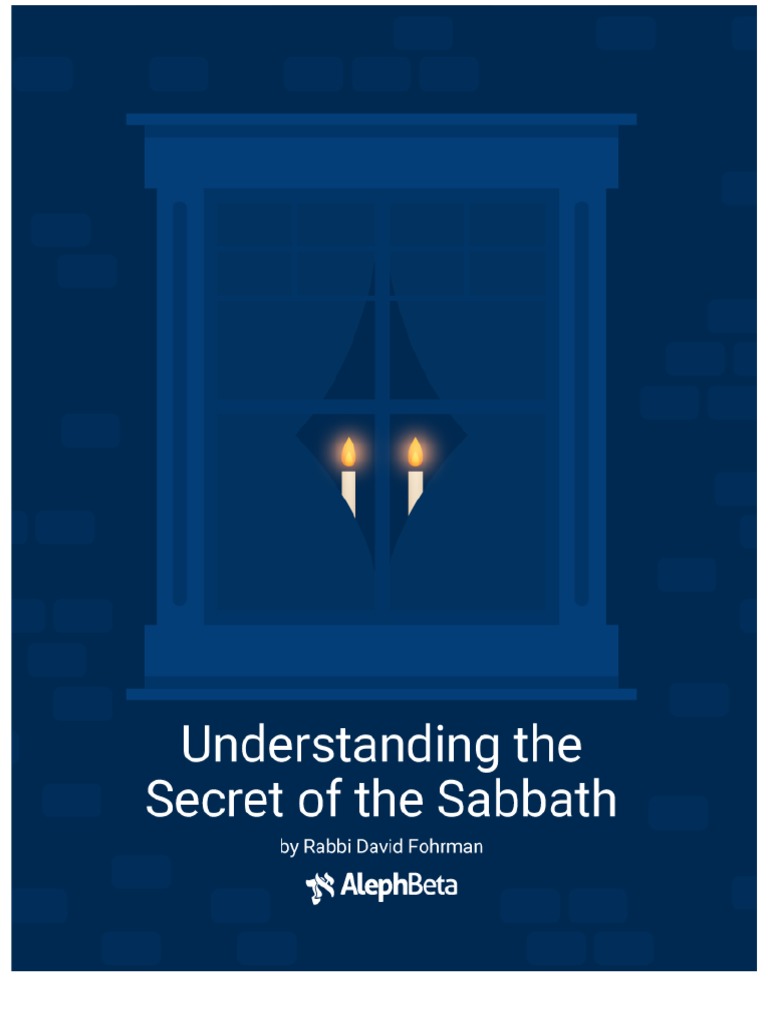 Shabbat Guide PDF Shabbat Genesis Creation Narrative