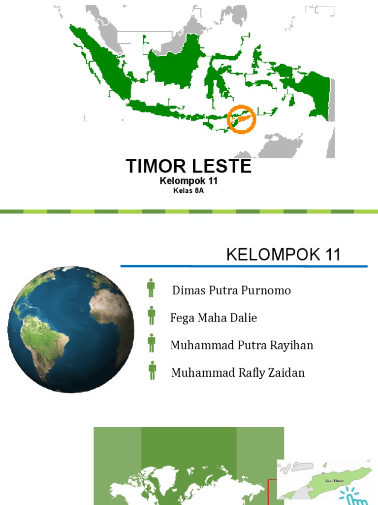 Timor Leste: Kelompok 11 | PDF | Microsoft Power Point | Infographics