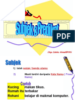 Nota Subjek Predikat