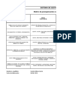 Matriz de Jerarquización