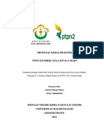 Proses Produksi Gula di PTPN II PG Kwala Madu