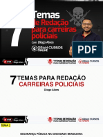 7 TEMAS DE REDAÇÃO PARA CARREIRAS POLICIAIS – PROF. DIOGO ALVES  (1)