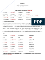 AMS - MOCK TEST 01