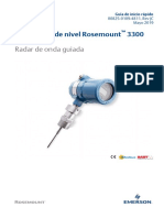 Guía de Inicio Rápido Rosemount Serie 3300 Transmisor de Radar de Onda Guiada para La Medida de Nivel e Interfases Es Es 75680