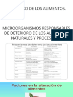 Deterioro de Los Alimentos