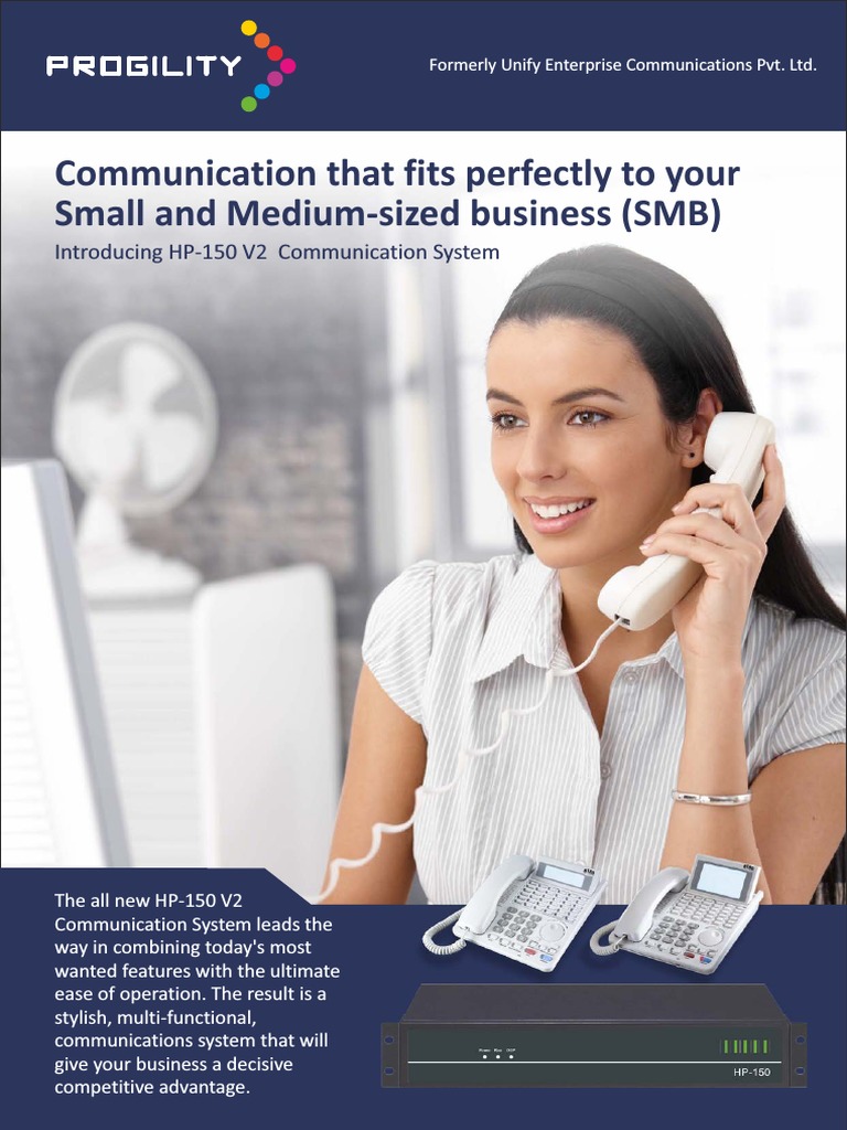 Progility hp-150 Data Sheet | PDF | Telephone | Telephony
