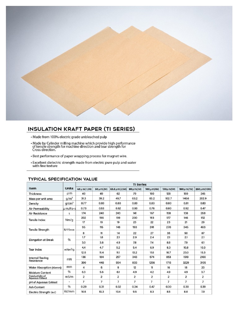 Insulation Kraft Paper PDF