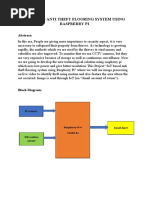 A+b Iot Based Anti Theft Flooring System Using Raspberry Pi
