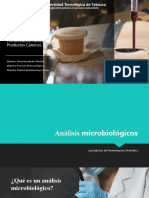 Análisis Organolépticos y Microbiológicos A Productos de Fermentación