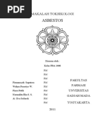Download MAKALAH TOKSISITAS ASBESTOS by Firmansyah Saputera SN51414869 doc pdf