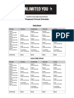 AUHSD 2nd Semester Revised Virtual Schedules PDF