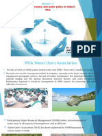 Water governance-II, WUA