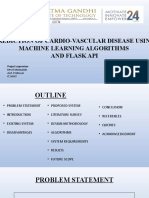 Prediction of Cardio-Vascular Disease Using Machine Learning Algorithms and Flask Api