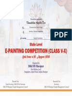 E-Painting Competition: (Class V-X)