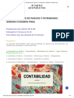 Contabilidad de Pasivos y Patrimonio - Semana 8 Examen Final