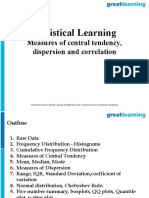 Statistical Learning - Measures of Data