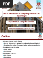 Chapter 1 Introduction: CSI161 Introduction To Computing (Lecture 4.2) Digital Logic