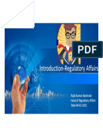 Introduction Regulatory Affairs Introduction Regulatory Affairs
