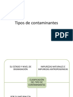 Tipos de Contaminantes