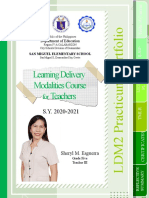 Learning Delivery Modalities Course Teachers: Department of Education