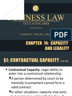 Clarkson14e - PPT - ch14 Capacity and Legality