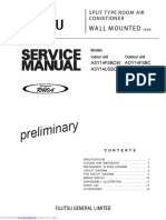 Manual de Servicio de Split Marca Fujitsu Modelo Asy14fsbcw