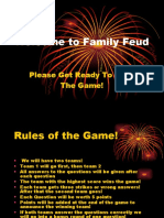 Welcome To Family Feud: Please Get Ready To Start The Game!