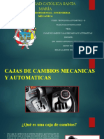 CAJAS DE CAMBIOS MECANICA Y AUTOMATICA