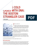 Initial Facts For Boston Strangler Case