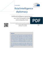 Artificial Intelligence Diplomacy - Artificial Intelligence Governance As A New External Policy Tool